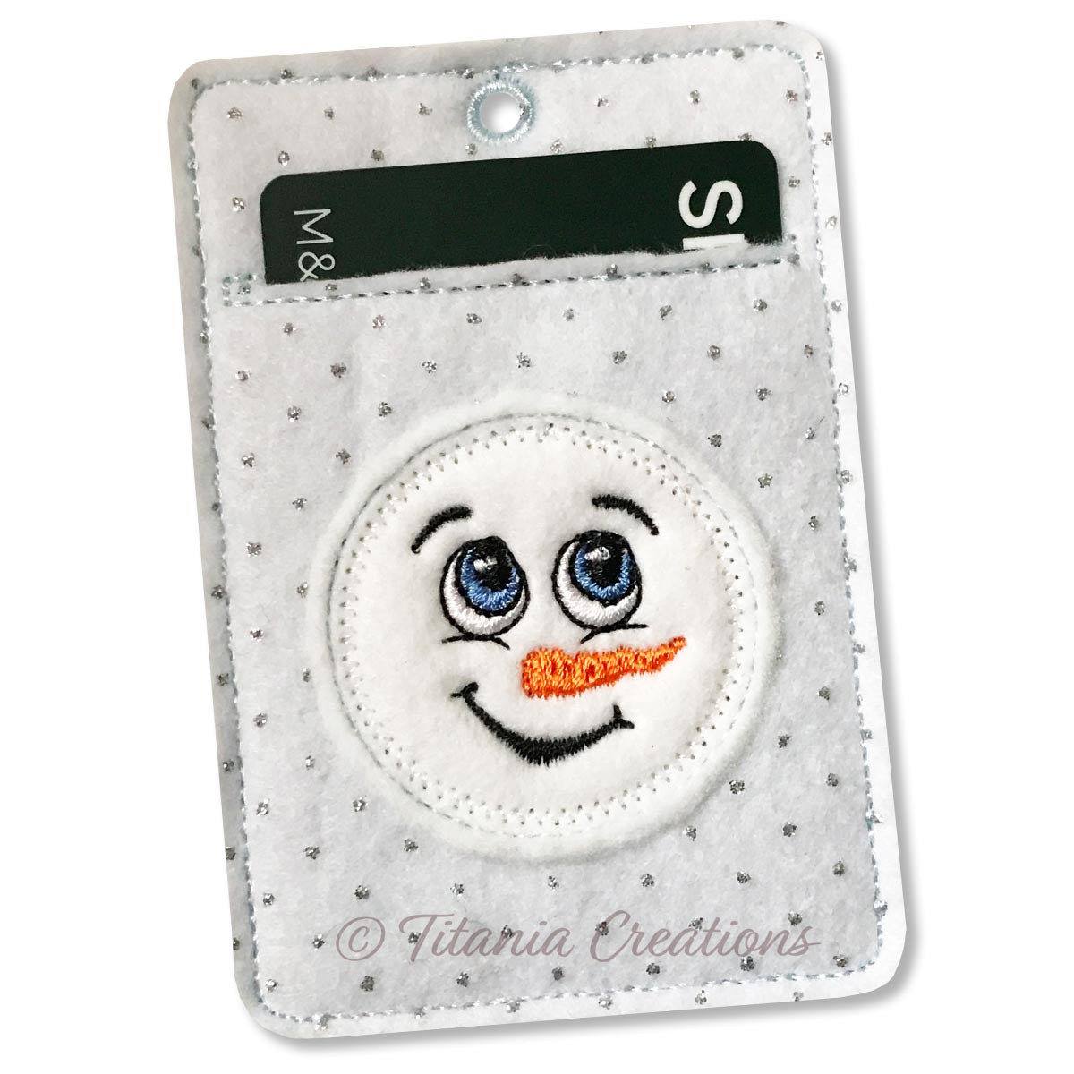 ITH Snowman Gift Card Holder 4x4