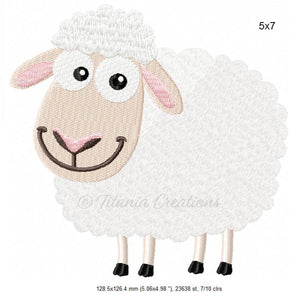 Quirky Sheep 4x4 5x7