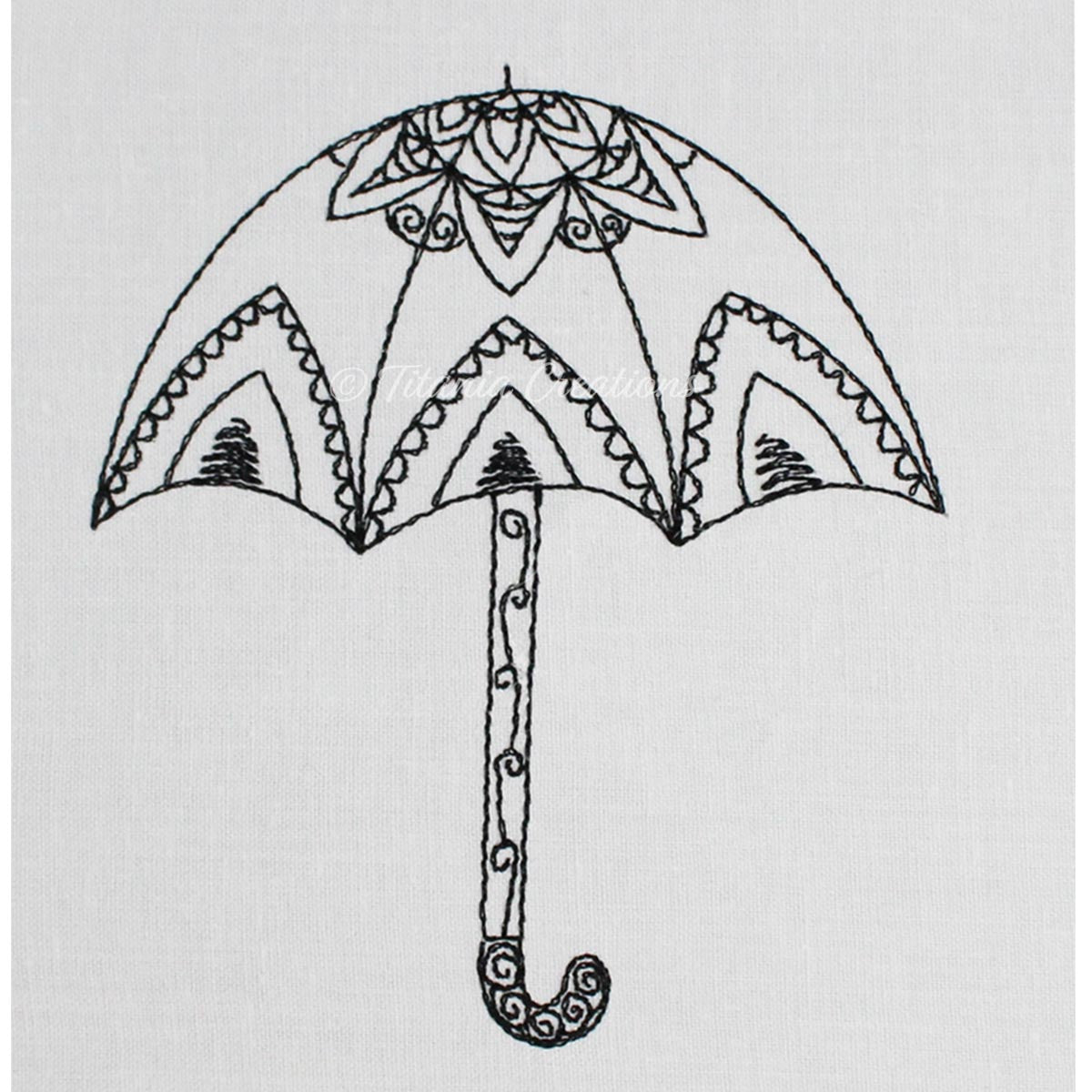 Molly Doodles Umbrella 4x4 5x7