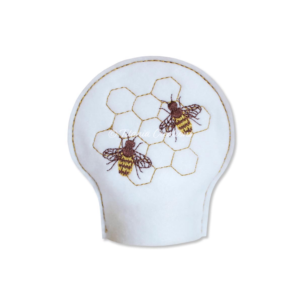 ITH Honey Bee Tea Light Cover 4x4