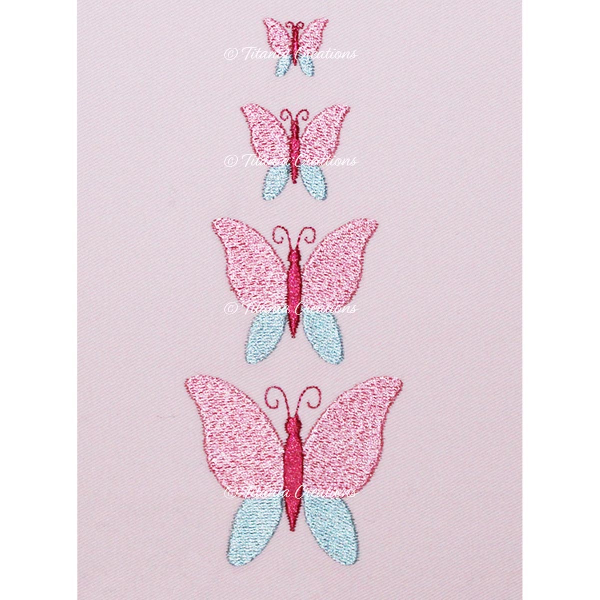 Miniature Butterfly Set of Four 4x4