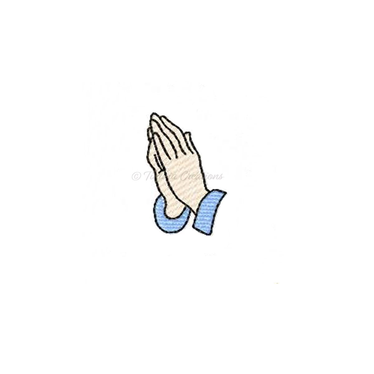 Miniature Praying Hands 4x4