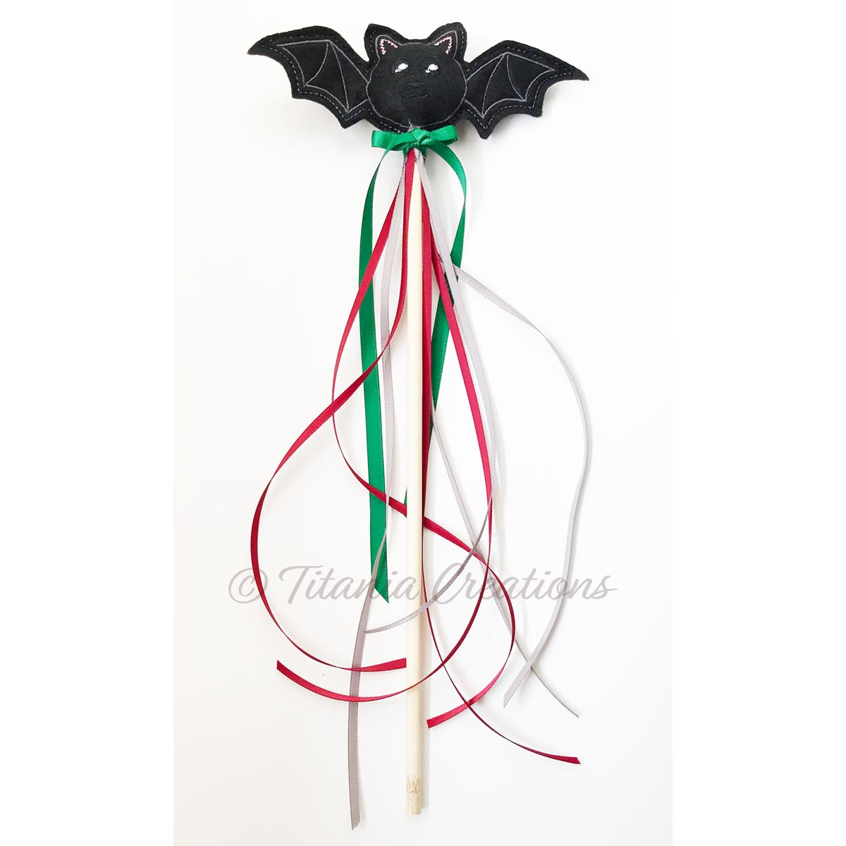 ITH Bat Halloween Wand 4x4