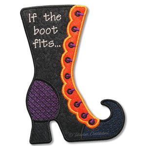 ITH If The Boot Fits 5x7 6x10 8x12