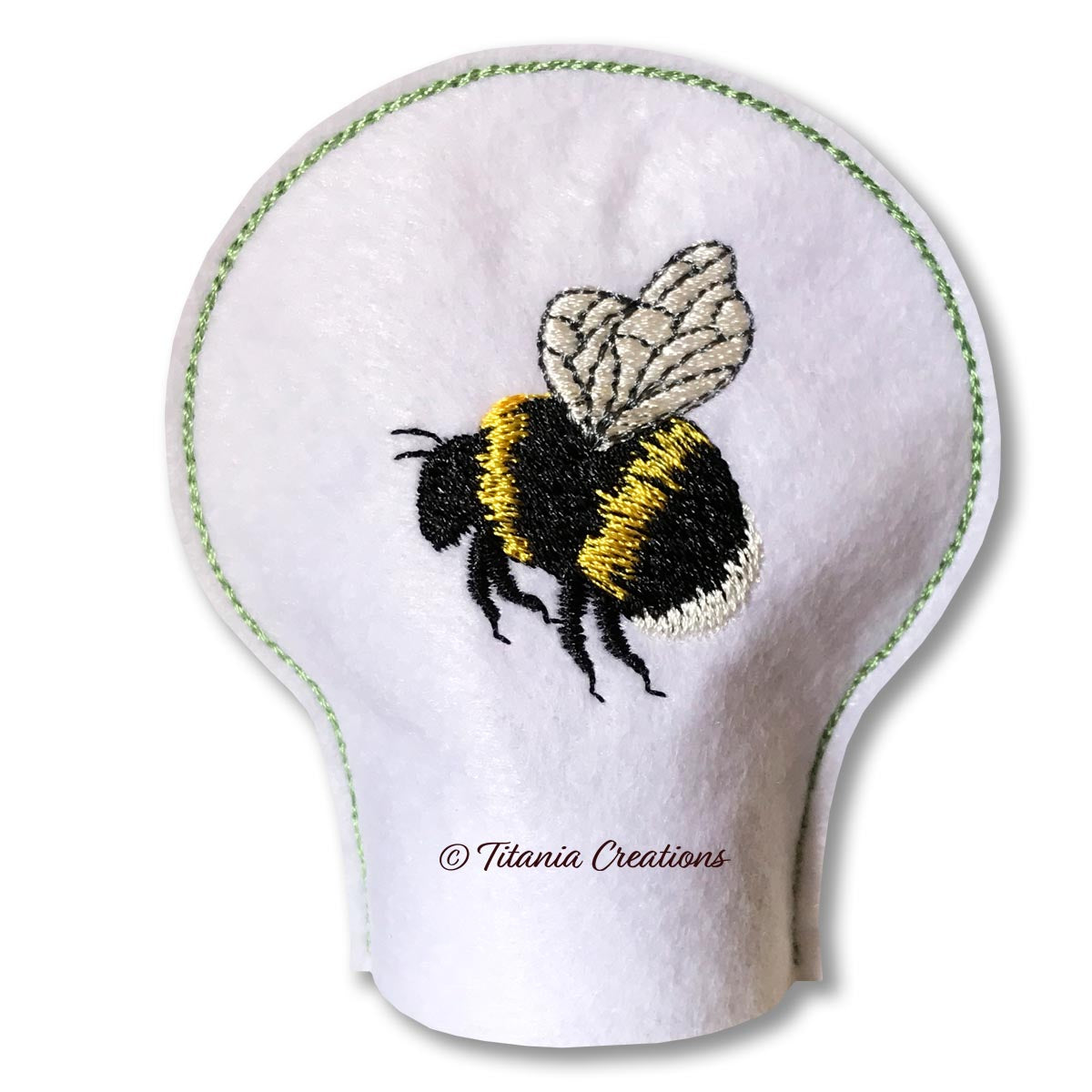 ITH Bumble Bee Tea Light Cover 4x4