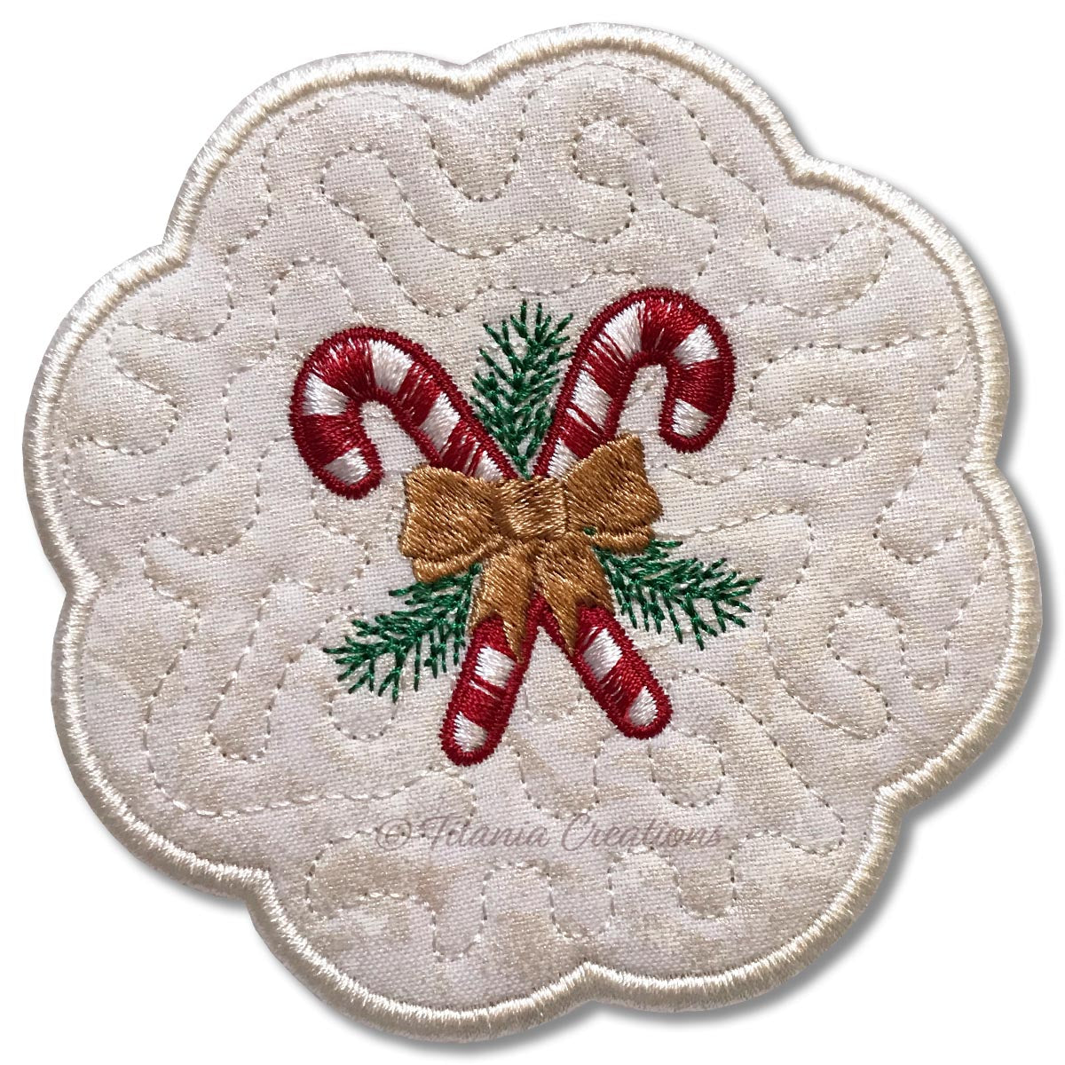 ITH Candy Cane Mat 4x4