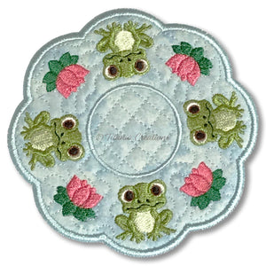 ITH Frog Candle Mat 5x5 6x6 7x7 8x8