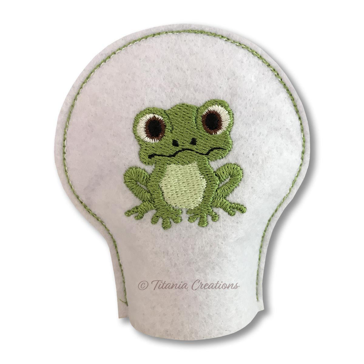 ITH Frog Tea Light Cover 4x4