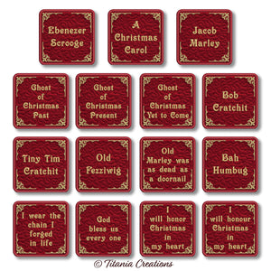 ITH A Christmas Carol 14 Coaster Set 4x4