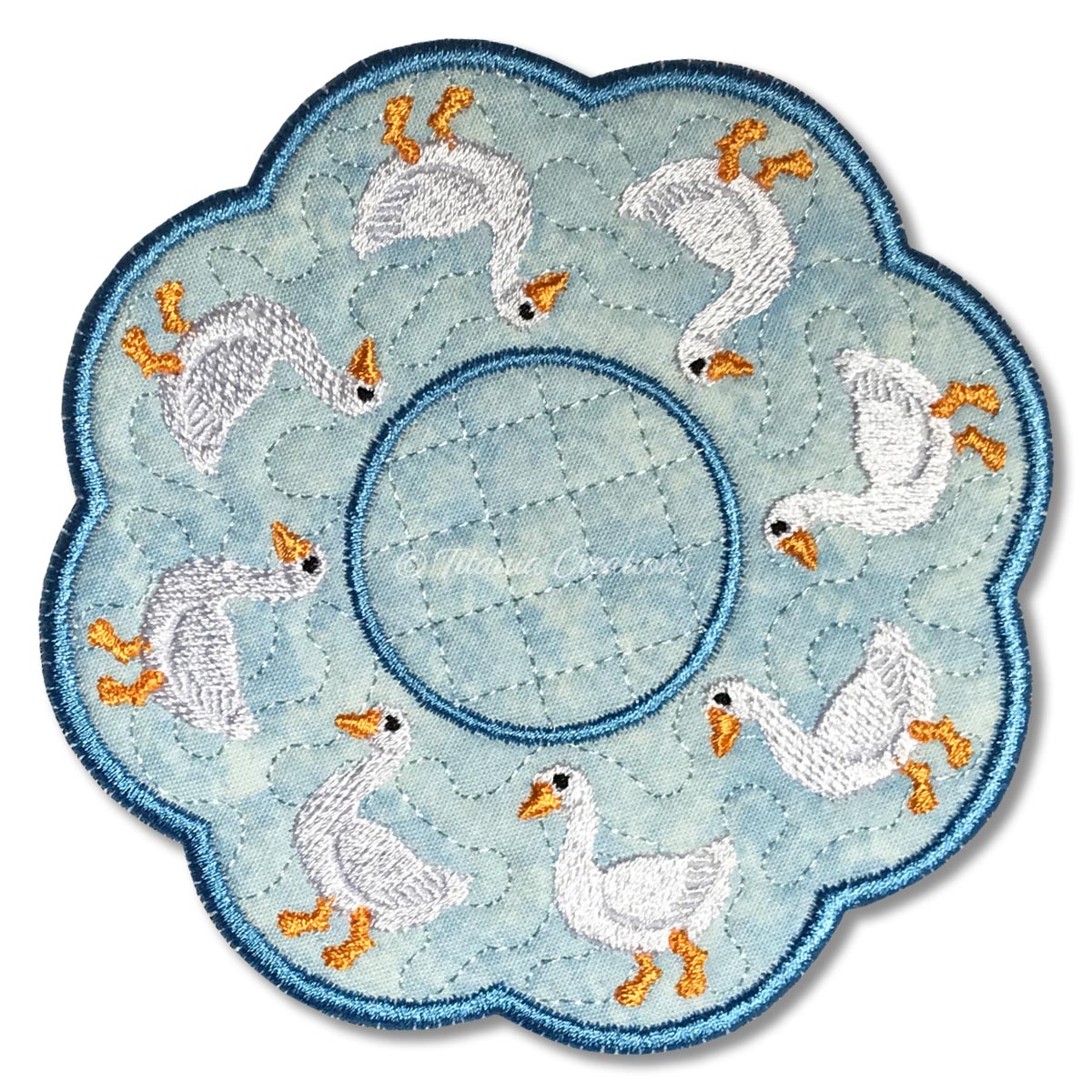 ITH Goose Candle Mat 5x5 6x6 7x7 8x8