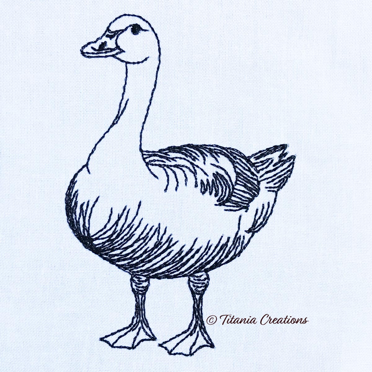 Line Work Goose 4 Sizes Included