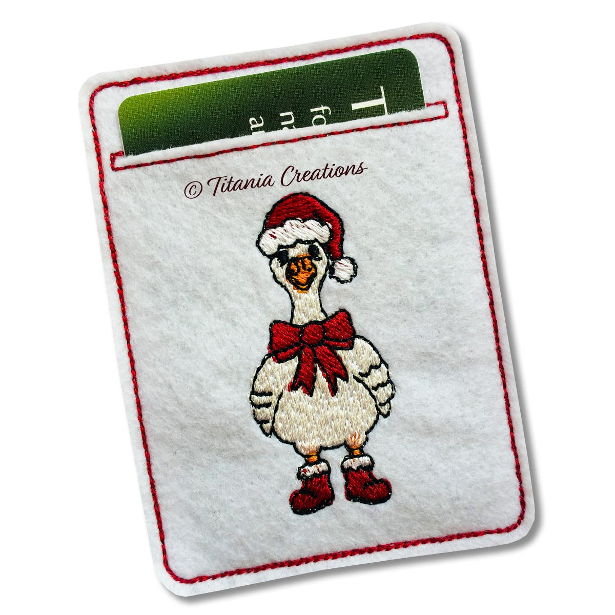 ITH Goose Gift Card Holder 4x4
