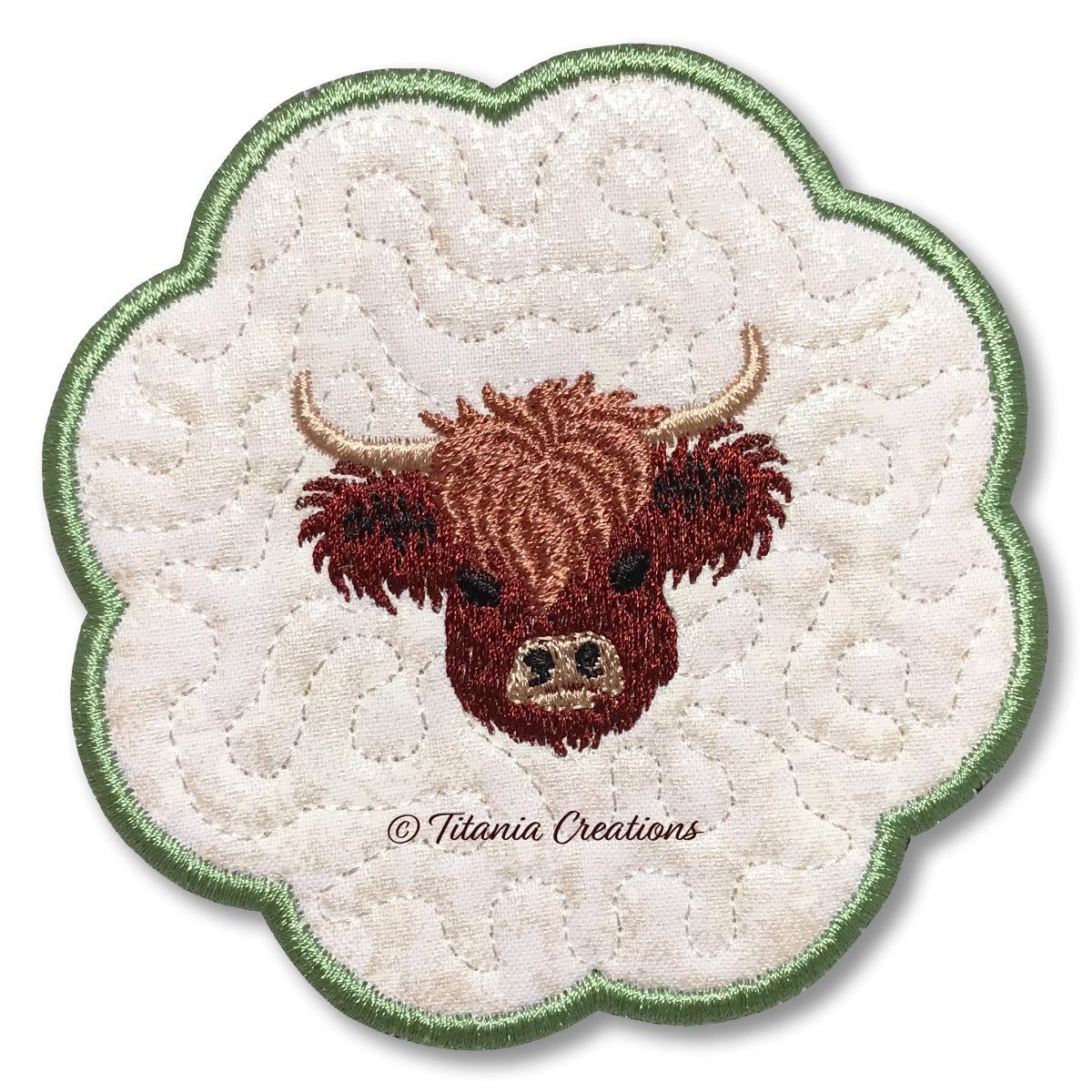 ITH Highland Cow Mat 4x4
