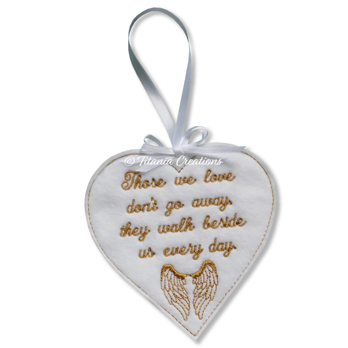 ITH Those We Love Angel Wings Heart 4x4