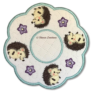 ITH Hedgehog Candle Mat 5x5 6x6 7x7 8x8