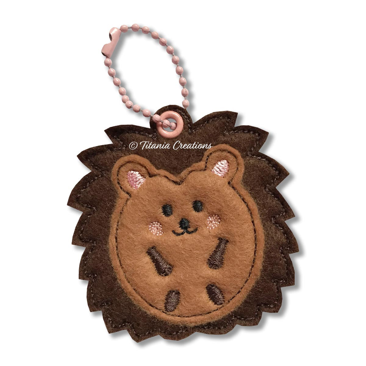 ITH Hedgehog Bag Tag Fob 4x4