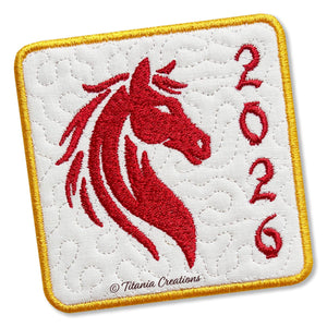 ITH Year of The Horse Coaster 4x4 5x5