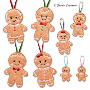 Ginger Family Set - ITH and Applique