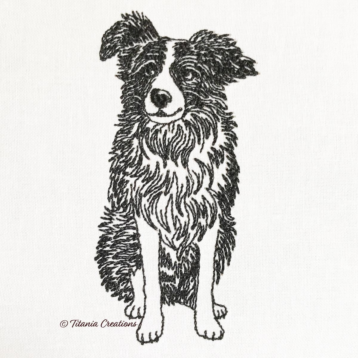 Line Work Sheep Dog 4 Sizes Included