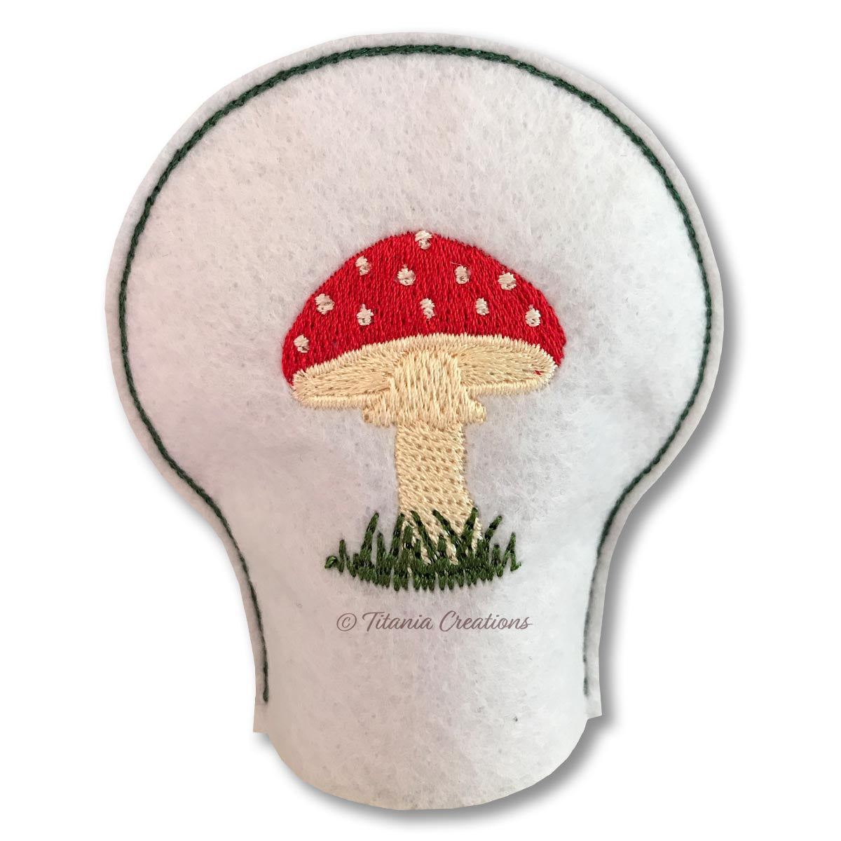 ITH Mushroom Tea Light Cover 4x4