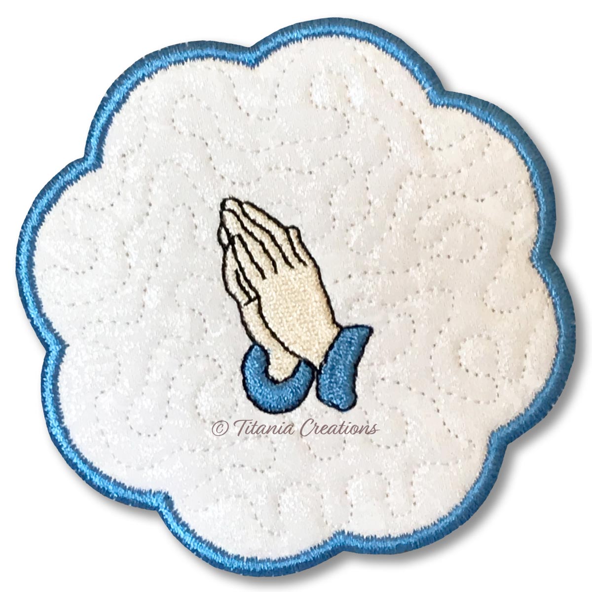 ITH Praying Hands Mat 4x4