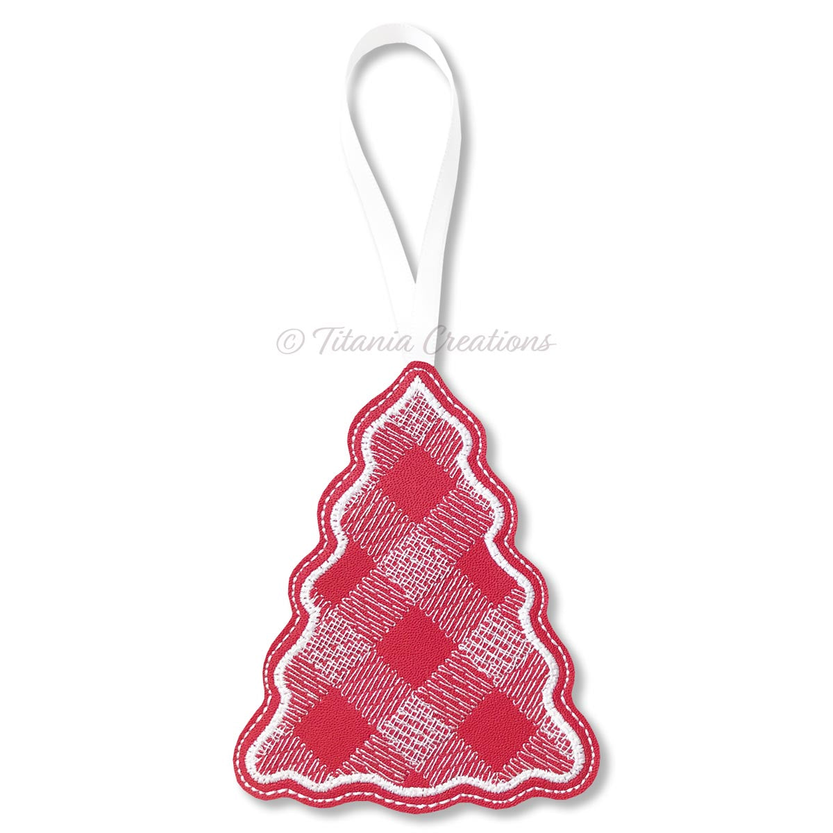 ITH Plaid Christmas Tree 4x4