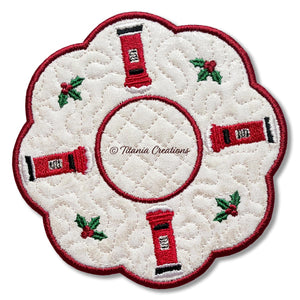 ITH Post Box Candle Mat 5x5 6x6 7x7 8x8
