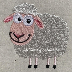 Quirky Sheep 4x4 5x7