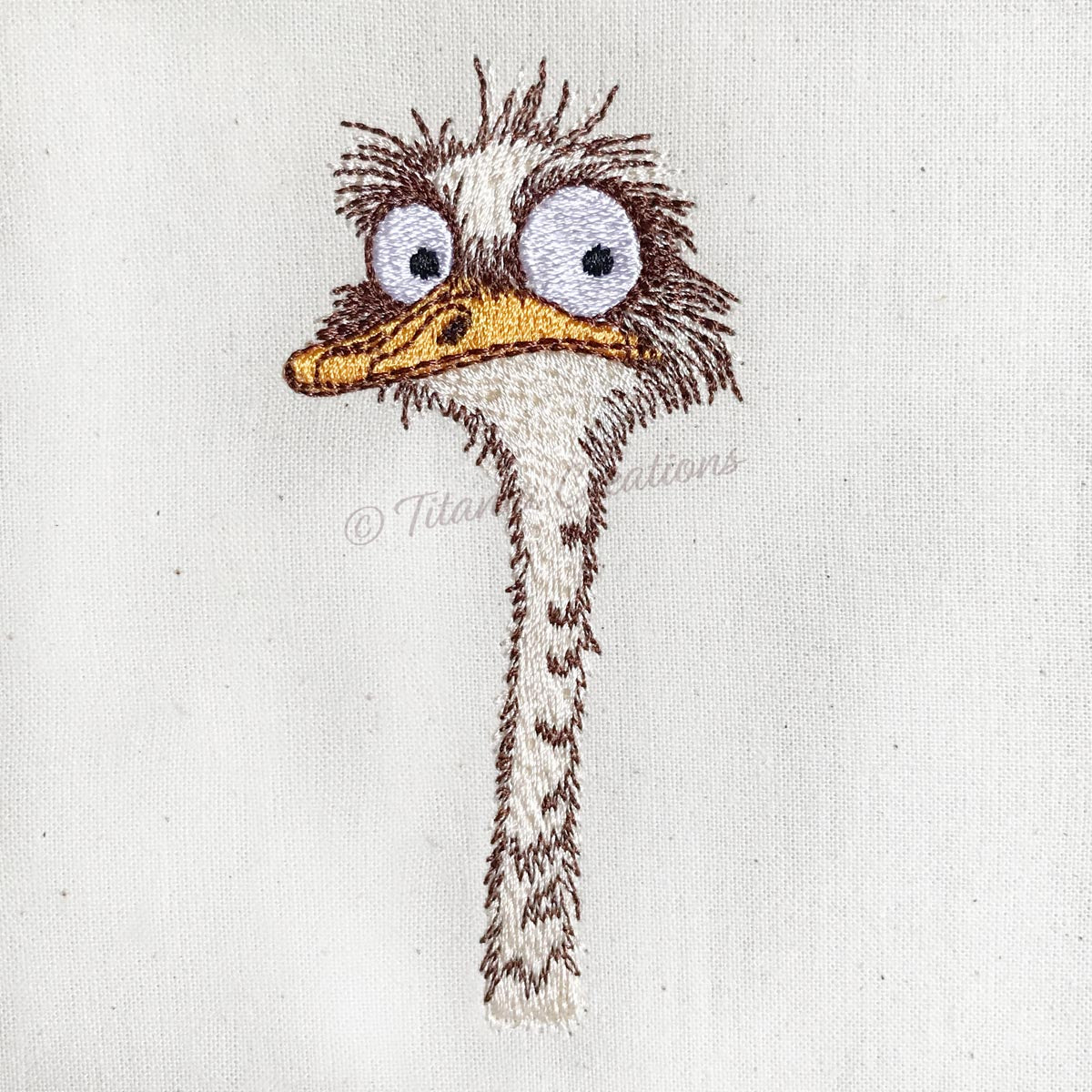 Quirky Bird 01 4x4 5x7