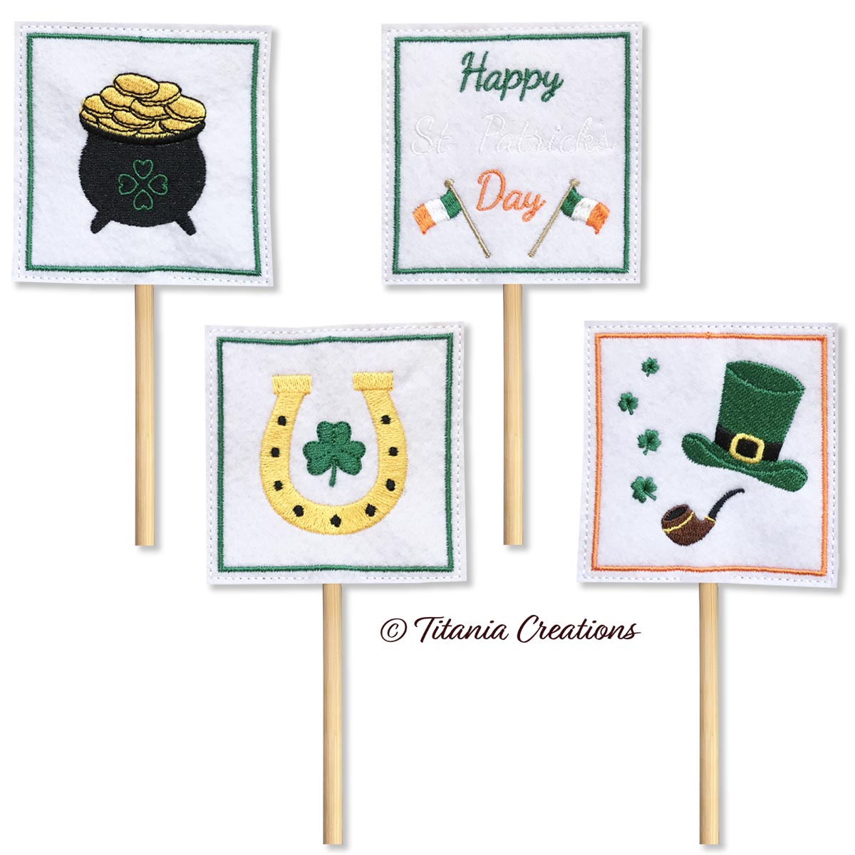 ITH St Patrick's Day Decorations Set of 4