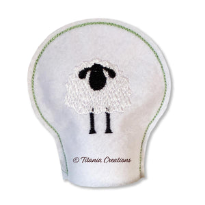 ITH Sheep Tea Light Cover 4x4