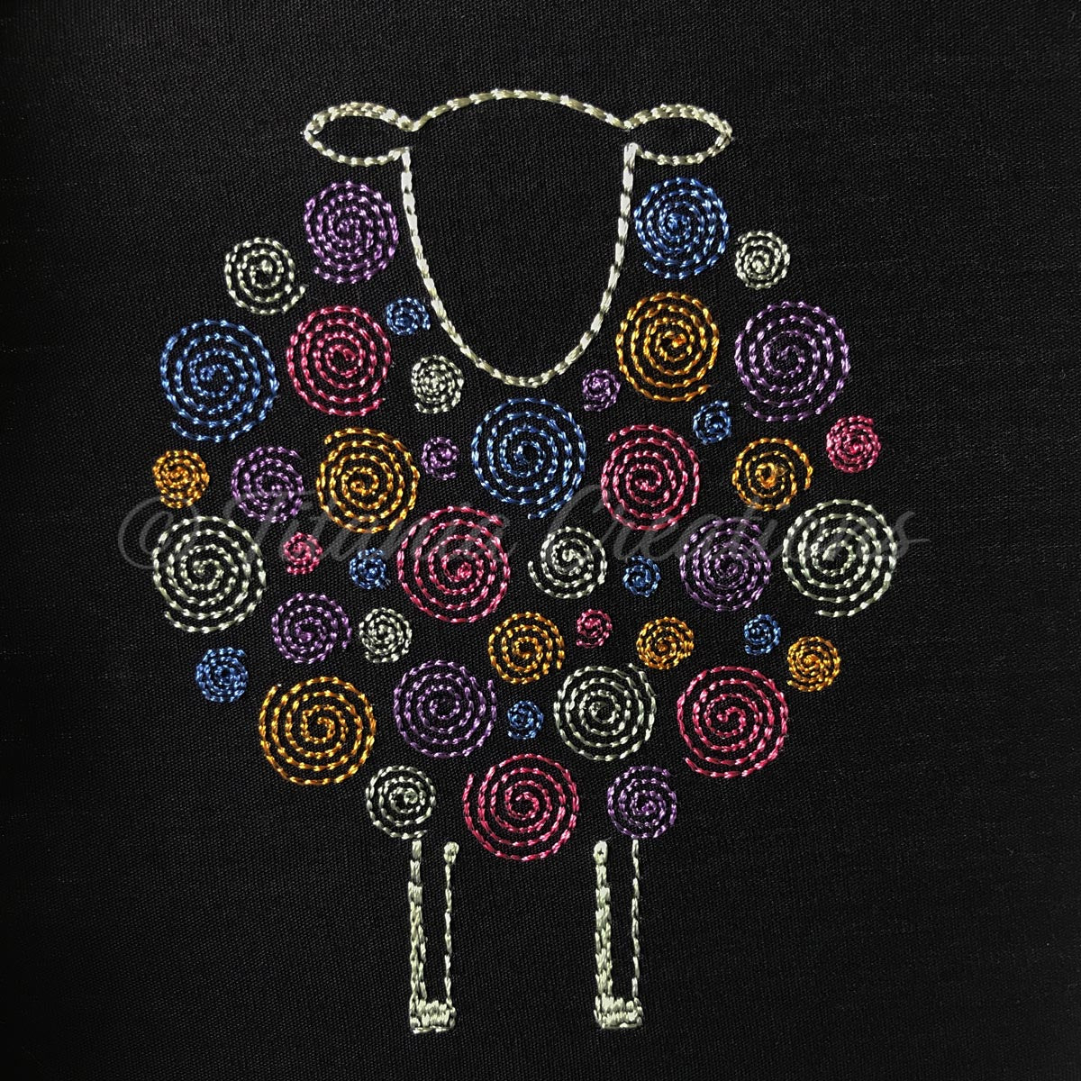 Rainbow Sheep 6 Sizes Included