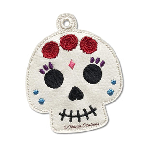 ITH Sugar Skull Bag Tag 4x4