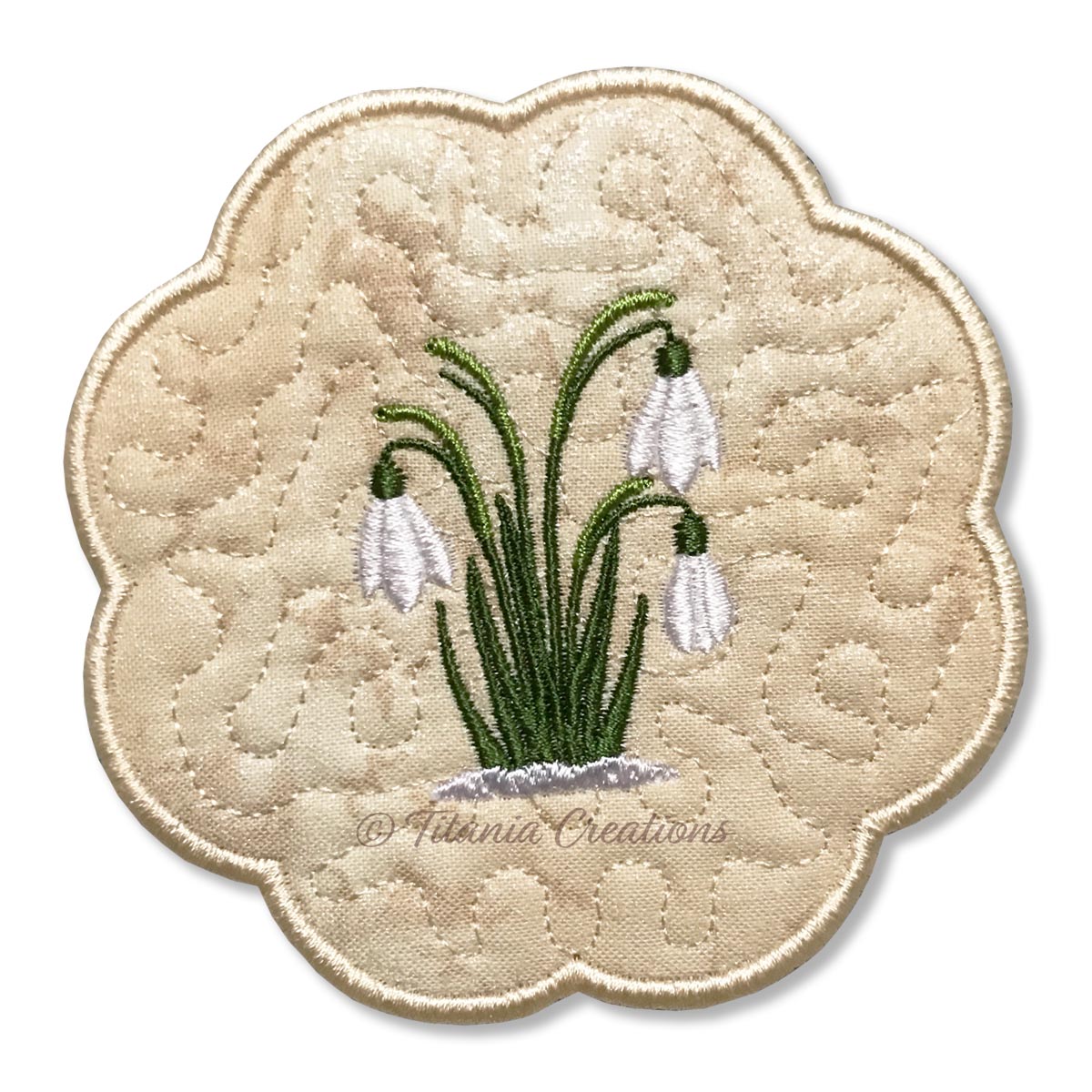 ITH Snowdrop Mat 4x4