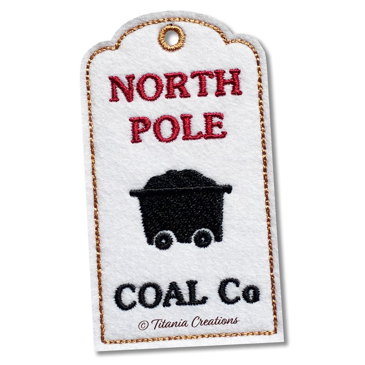 ITH North Pole Coal Tag 4x4