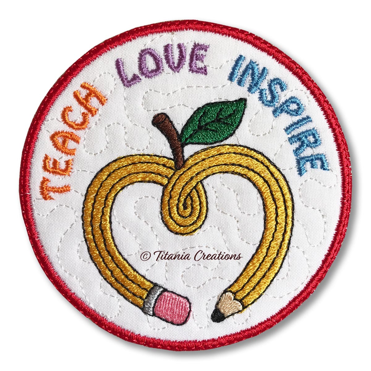 ITH Teach Love Inspire Coaster 4x4