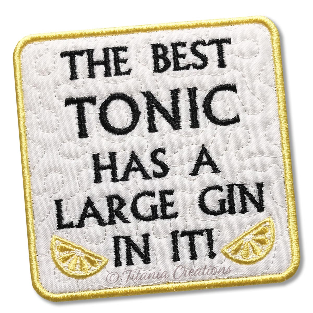 ITH The Best Tonic Coaster 4x4