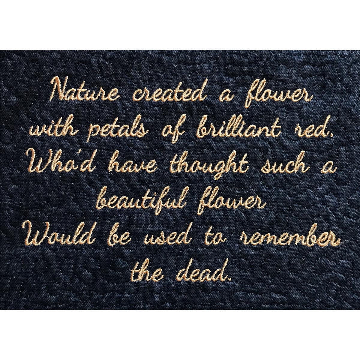 The Poppy Wall Hanging 5x7