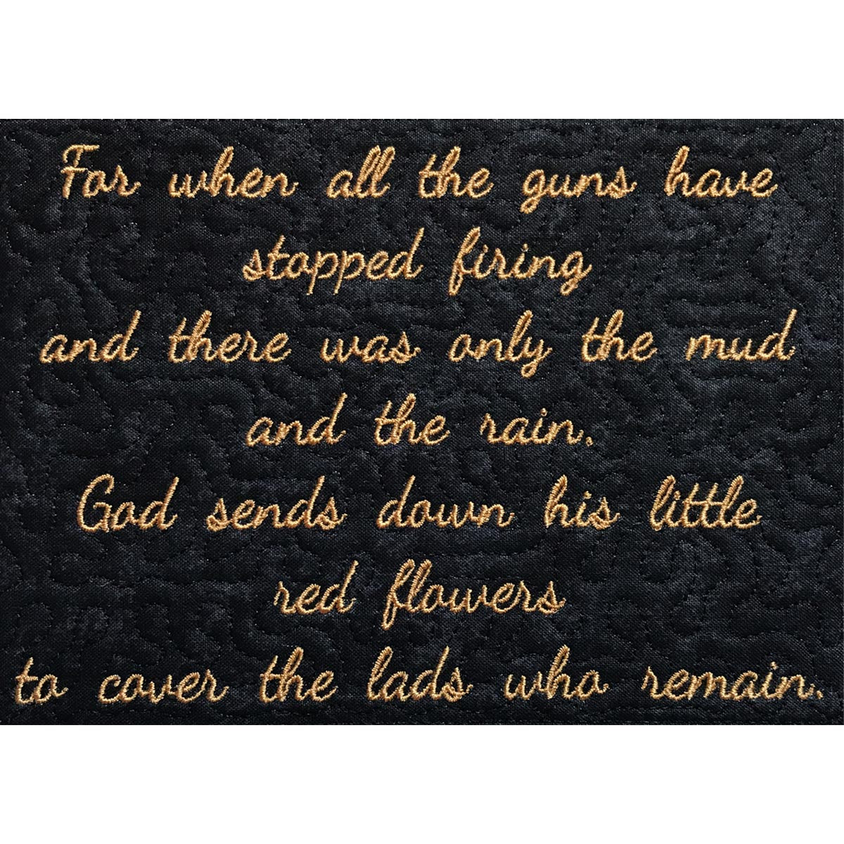 The Poppy Wall Hanging 5x7