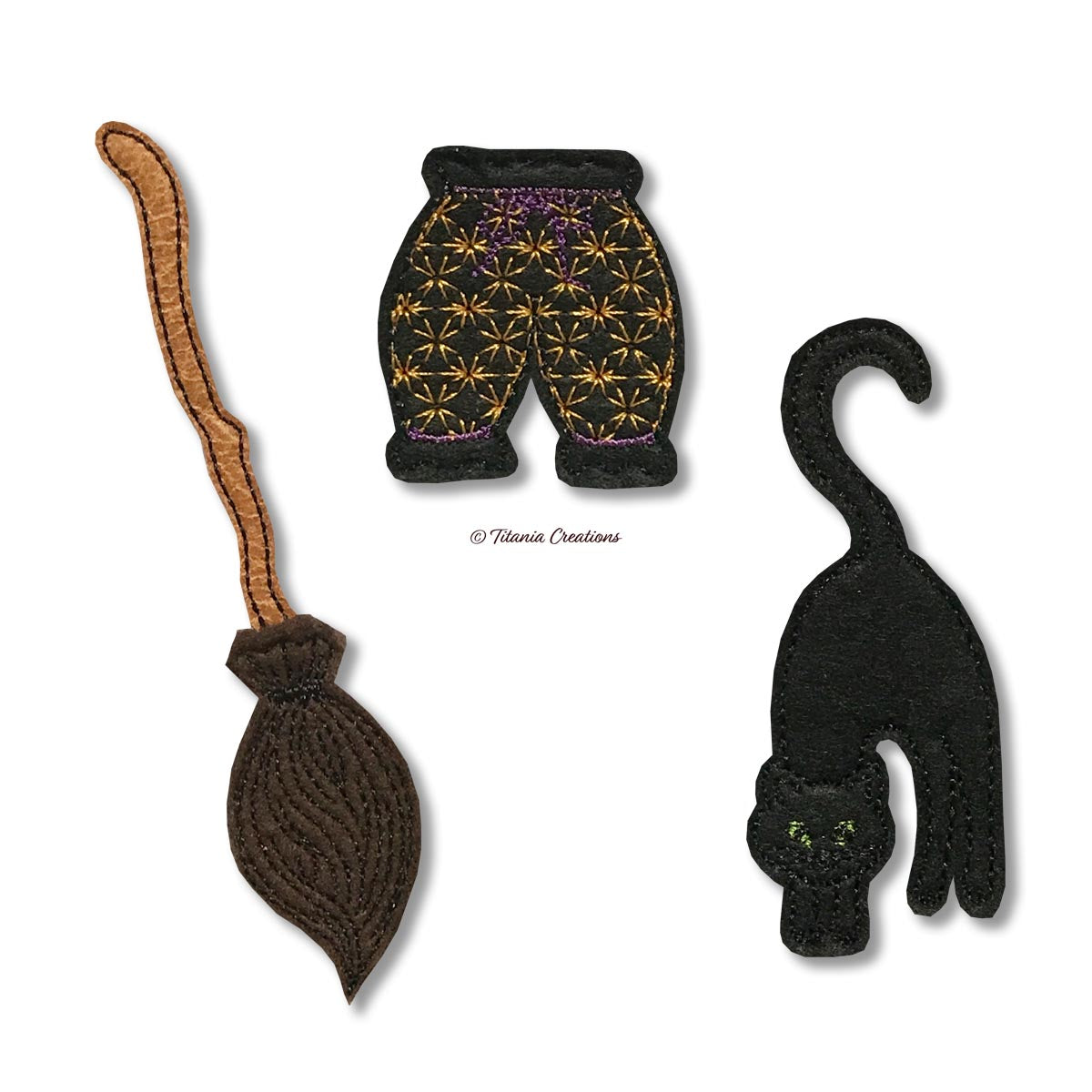 ITH Witch's Clothes Line 4x4