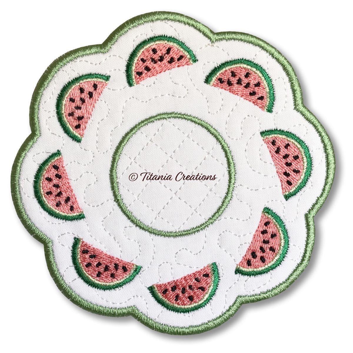 ITH Watermelon Candle Mat 5x5 6x6 7x7 8x8
