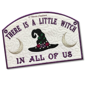 ITH Witch In All Door Sign 5x7