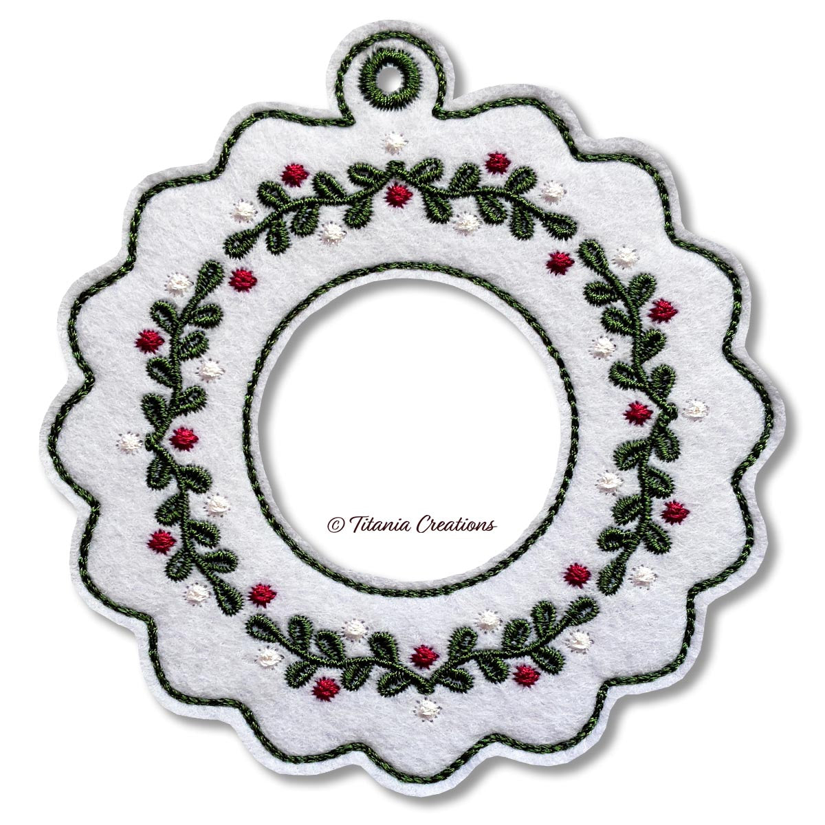 ITH Wreath Ornament 4x4