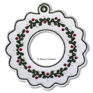 ITH Wreath Ornament 4x4