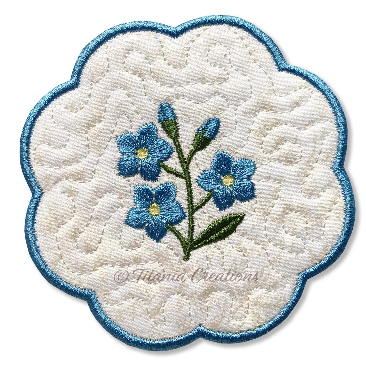 ITH Forget Me Not Mat 4x4