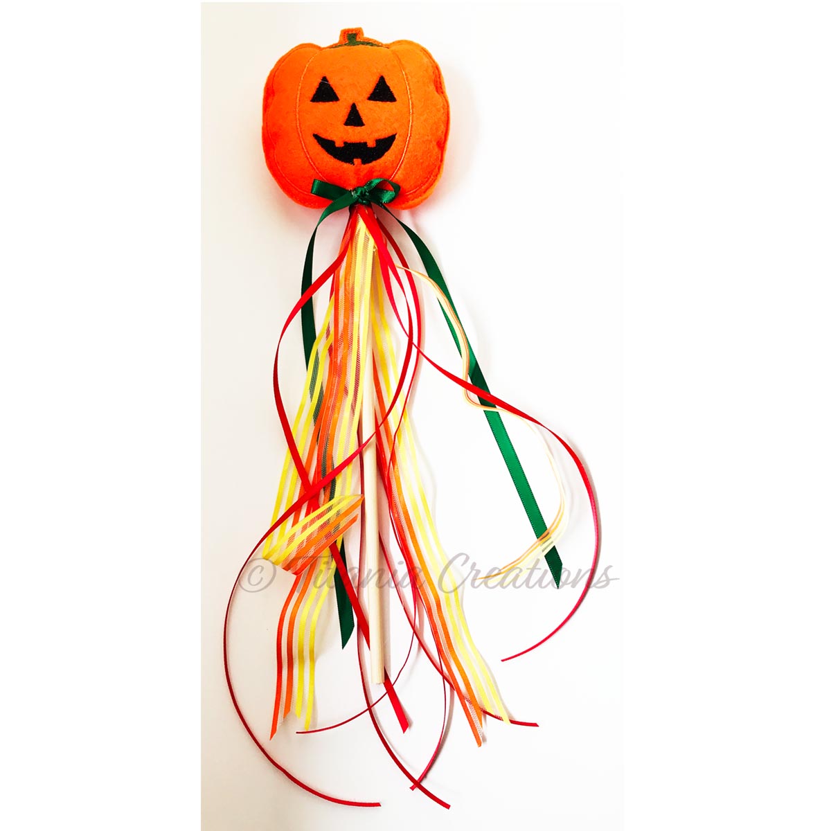 ITH Pumpkin Halloween Wand 4x4