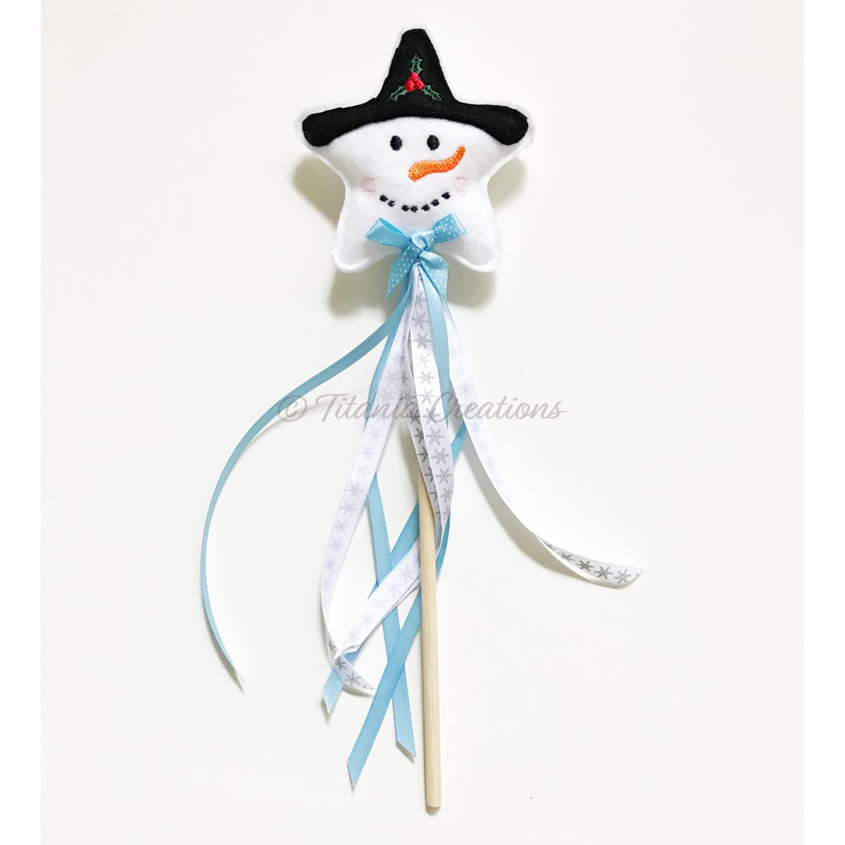 ITH Snowman Star Wand 4x4