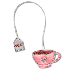 ITH Tea Cup Bookmark 4x4