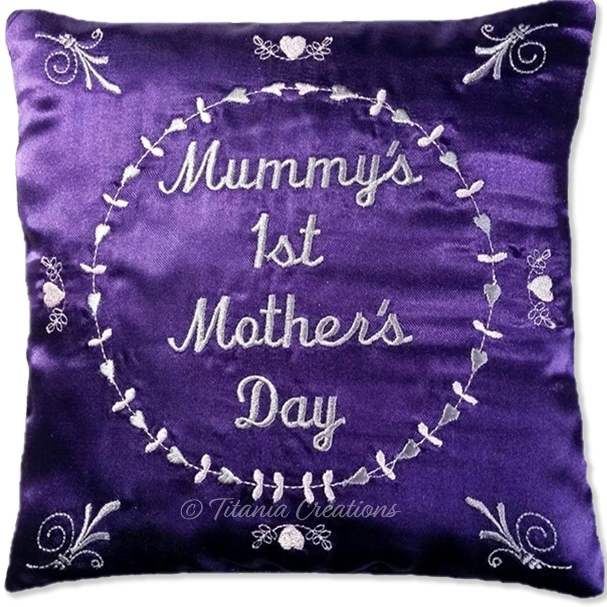 ITH 1st Mothers Day Pillow 5x5 6x6 8x8