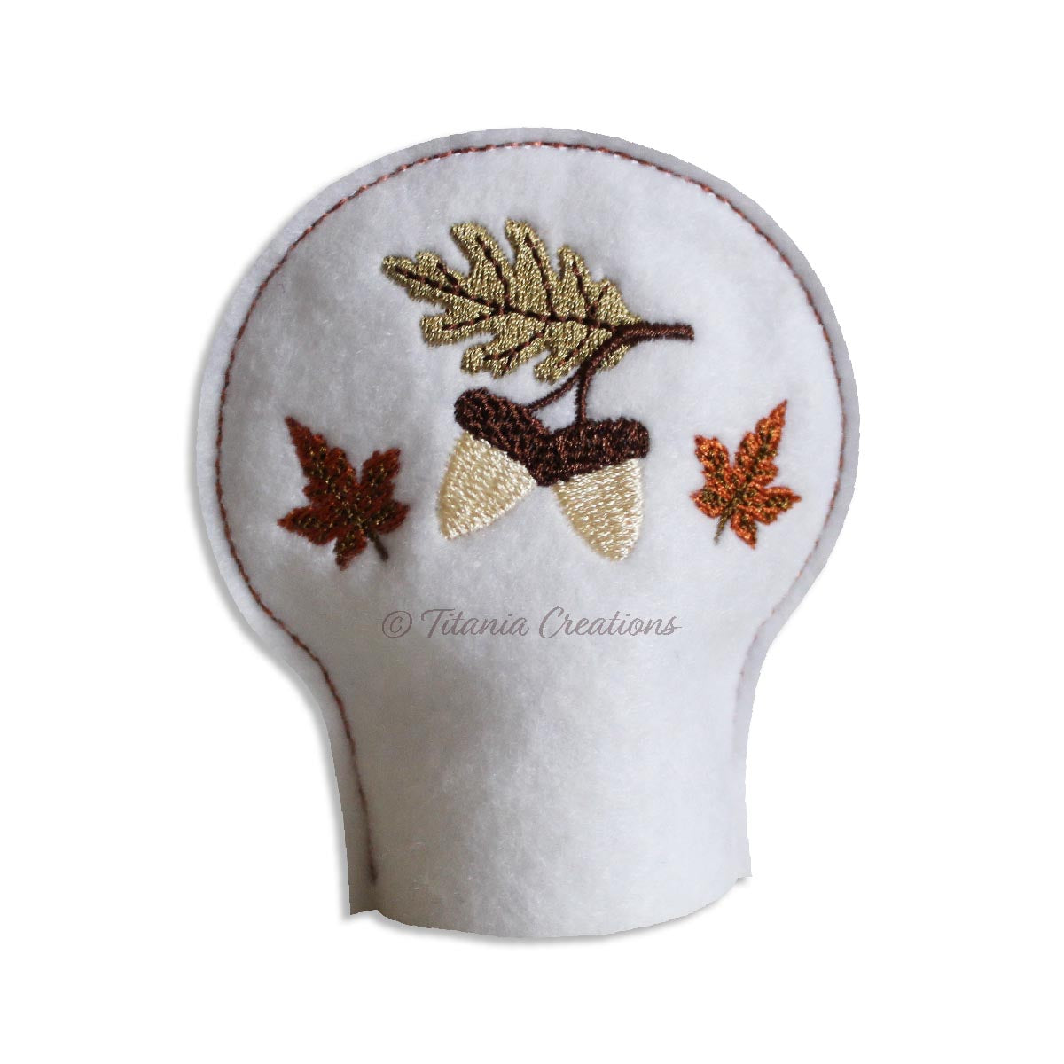 ITH Acorn Tea Light Cover 4x4